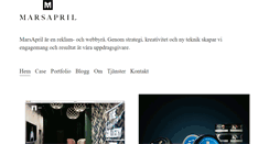 Desktop Screenshot of marsapril.se